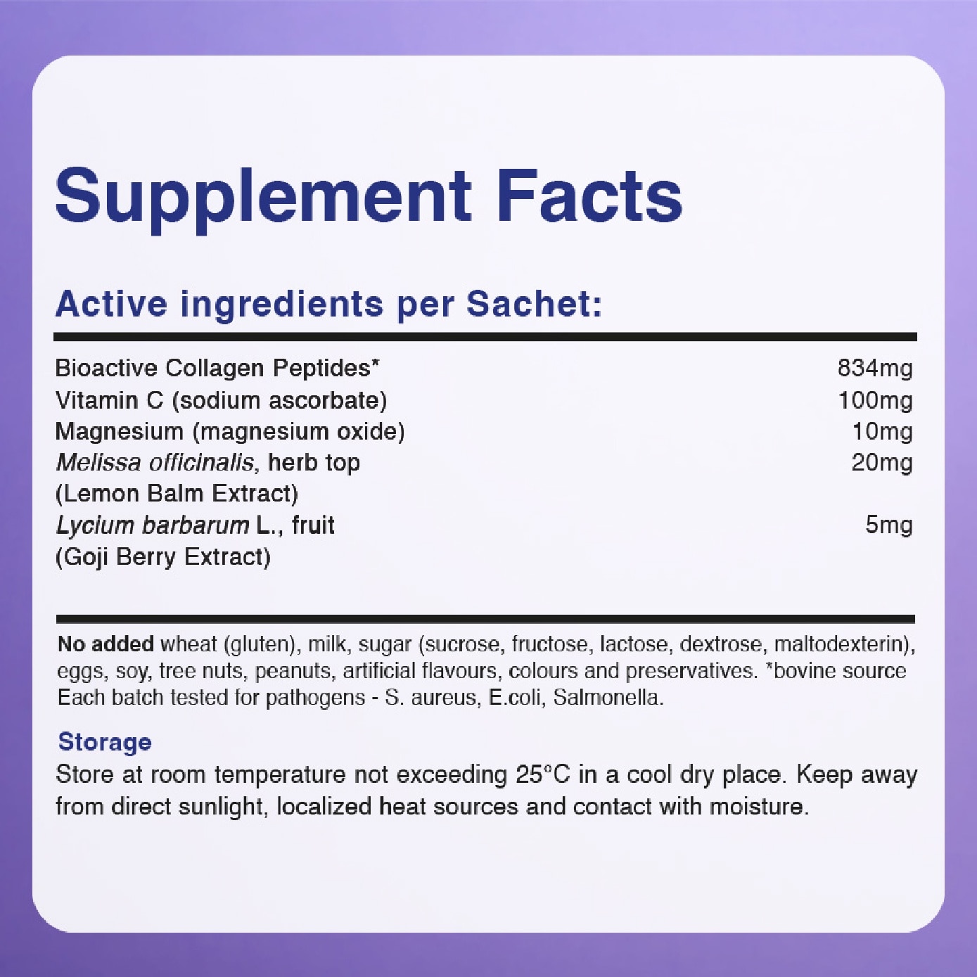 Collagen Boost Fast Melt Sachet 30s