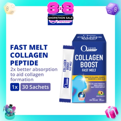 OCEAN HEALTH - Collagen Boost Fast Melt Sachet 30s