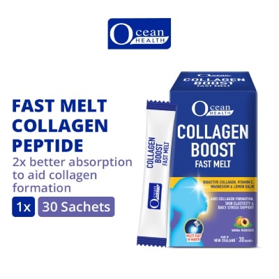 OCEAN HEALTH - Collagen Boost Fast Melt Sachet 30s