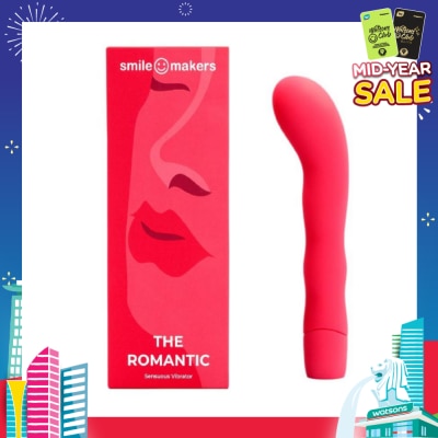 SMILE MAKERS The Romantic Ruby Red- Sensuous and Powerful G-spot vibrator with Organic Shape 1s