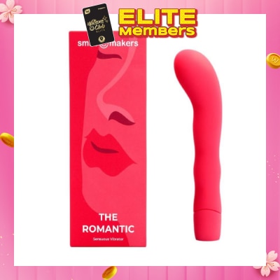 SMILE MAKERS The Romantic Ruby Red- Sensuous and Powerful G-spot vibrator with Organic Shape 1s