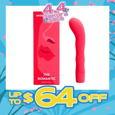 SMILE MAKERS - The Romantic Ruby Red- Sensuous and Powerful G-spot vibrator with Organic Shape 1s