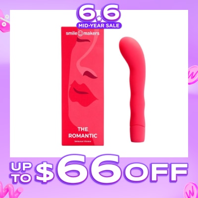 SMILE MAKERS - The Romantic Ruby Red- Sensuous and Powerful G-spot vibrator with Organic Shape 1s