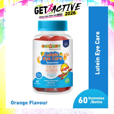 GUMAZING - Kids Lutein Eye Care Orange Flavour Gummies 30 Day Supply 60s image