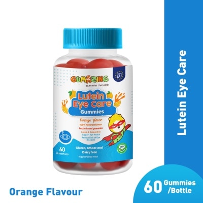 GUMAZING - Kids Lutein Eye Care Orange Flavour Gummies 30 Day Supply 60s
