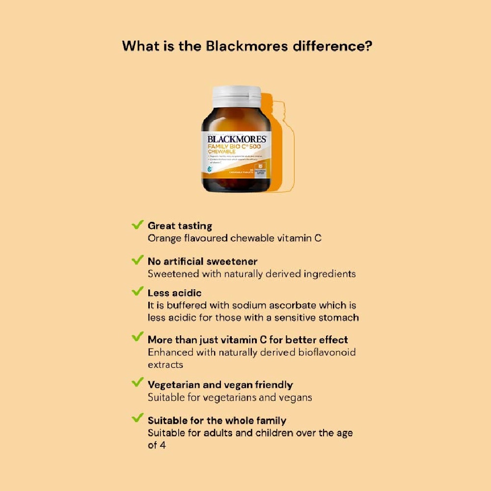 Family Bio C 500 Chewable 50s