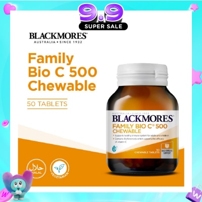 BLACKMORES - Family Bio C 500 Chewable 50s image