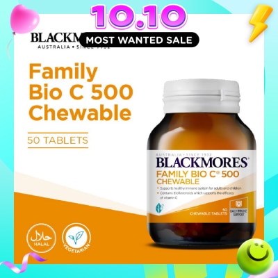 BLACKMORES Family Bio C 500 Chewable 50s image