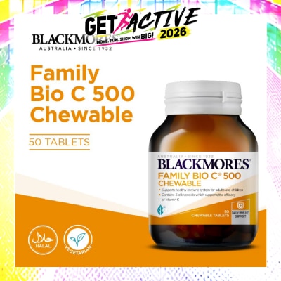 BLACKMORES - Family Bio C 500 Chewable 50s image