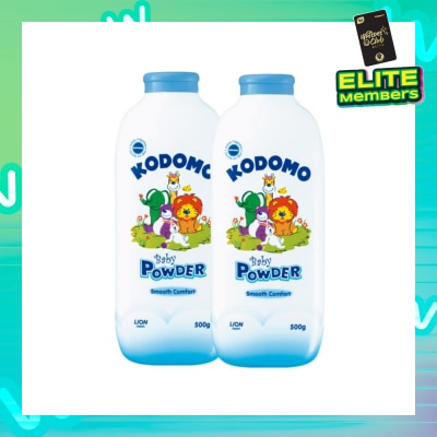 KODOMO Baby Powder 500g Twin Pack