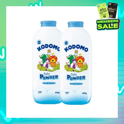 KODOMO Baby Powder 500g Twin Pack