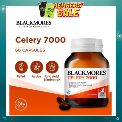 BLACKMORES - Celery 7000mg Capsules 60s