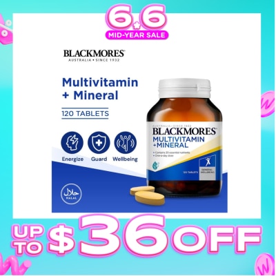 BLACKMORES - Multivitamin + Mineral Tablets 120s