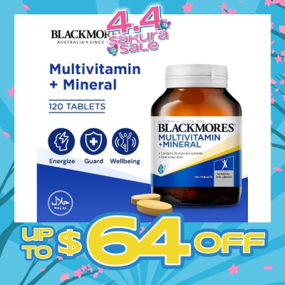 BLACKMORES - Multivitamin + Mineral Tablets 120s