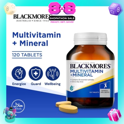 BLACKMORES - Multivitamin + Mineral Tablets 120s