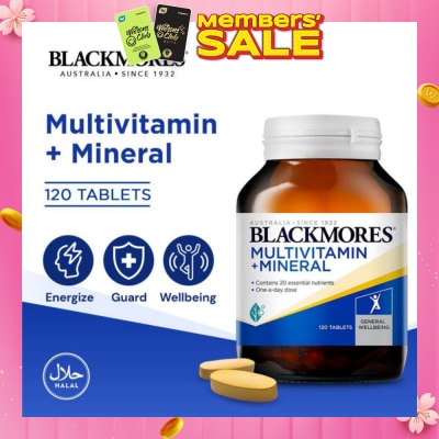 BLACKMORES Multivitamin + Mineral Tablets 120s