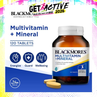 BLACKMORES - Multivitamin + Mineral Tablets 120s image