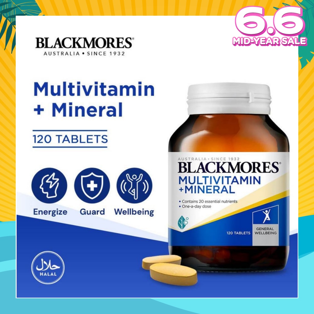 Multivitamin + Mineral Tablets 120s