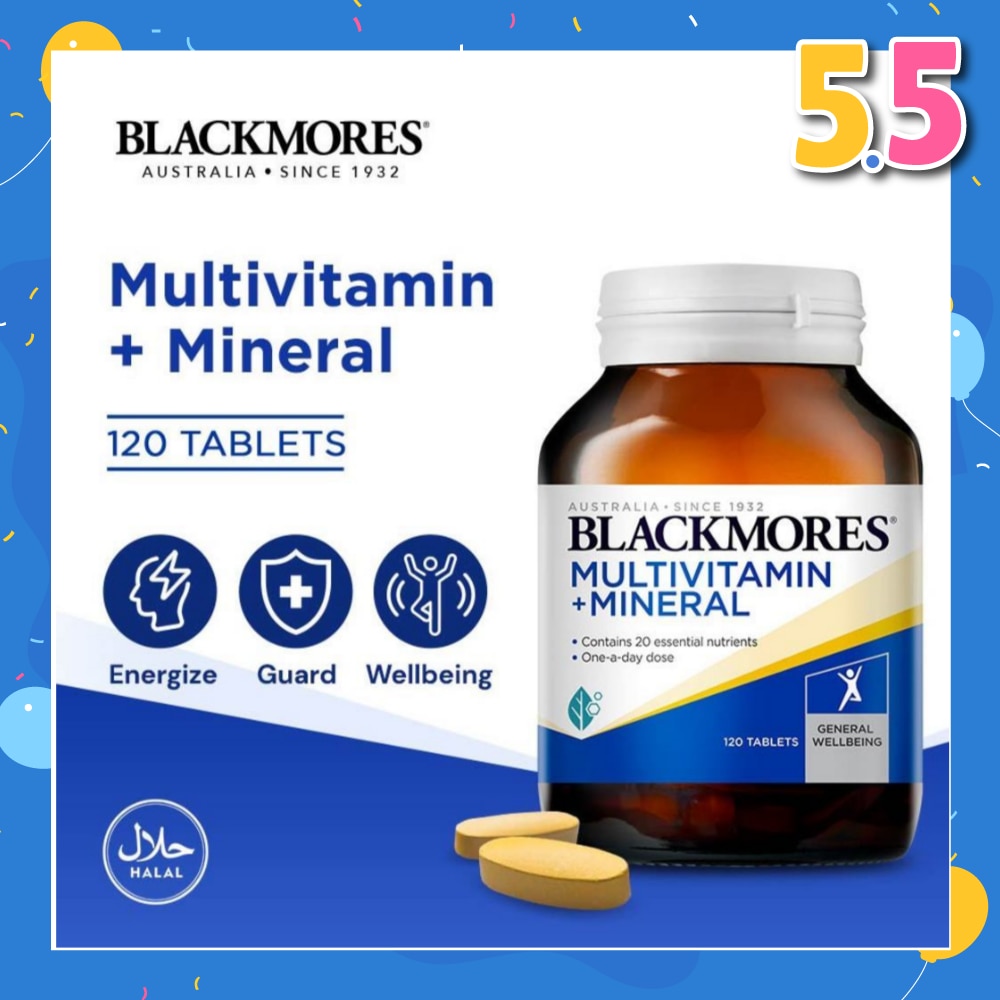 Multivitamin + Mineral Tablets 120s