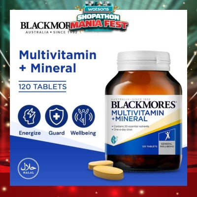 BLACKMORES - Multivitamin + Mineral Tablets 120s