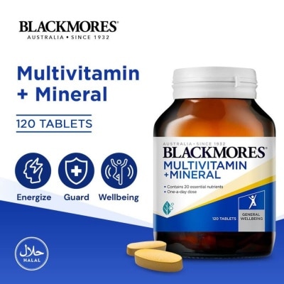 BLACKMORES Blackmores Multivitamin + Mineral Tablets 120s