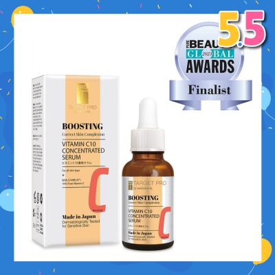 TARGET PRO BY WATSONS Boosting Vitamin C10 Concentrated Serum (For Skin Tone Correcting + Lighten Dark Spots & Hyperpigmentation) 30ml