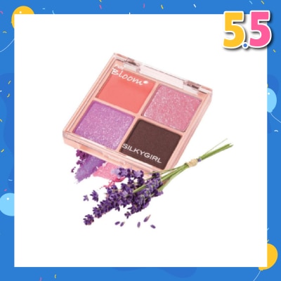 SILKYGIRL Full Bloom Quad Eyeshadow 03 Lavender Bloom