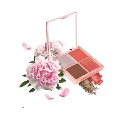 SILKYGIRL Full Bloom Quad Eyeshadow 04 Peony Flush