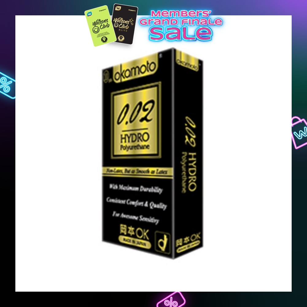 0.02 Hydro Polyurethane Nonlatex Condoms 8s