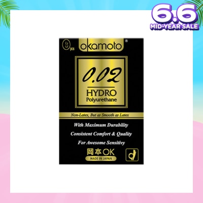 OKAMOTO® 002 Hydro Polyurethane 3s