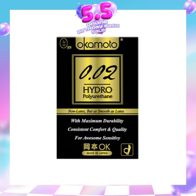 OKAMOTO® - 002 Hydro Polyurethane 3s
