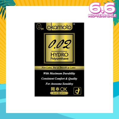 OKAMOTO® 002 Hydro Polyurethane 3s