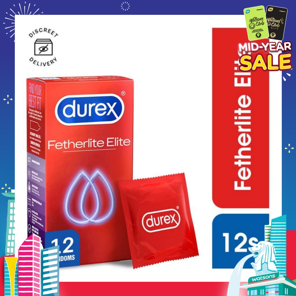 Fetherlite Elite Condoms 12s