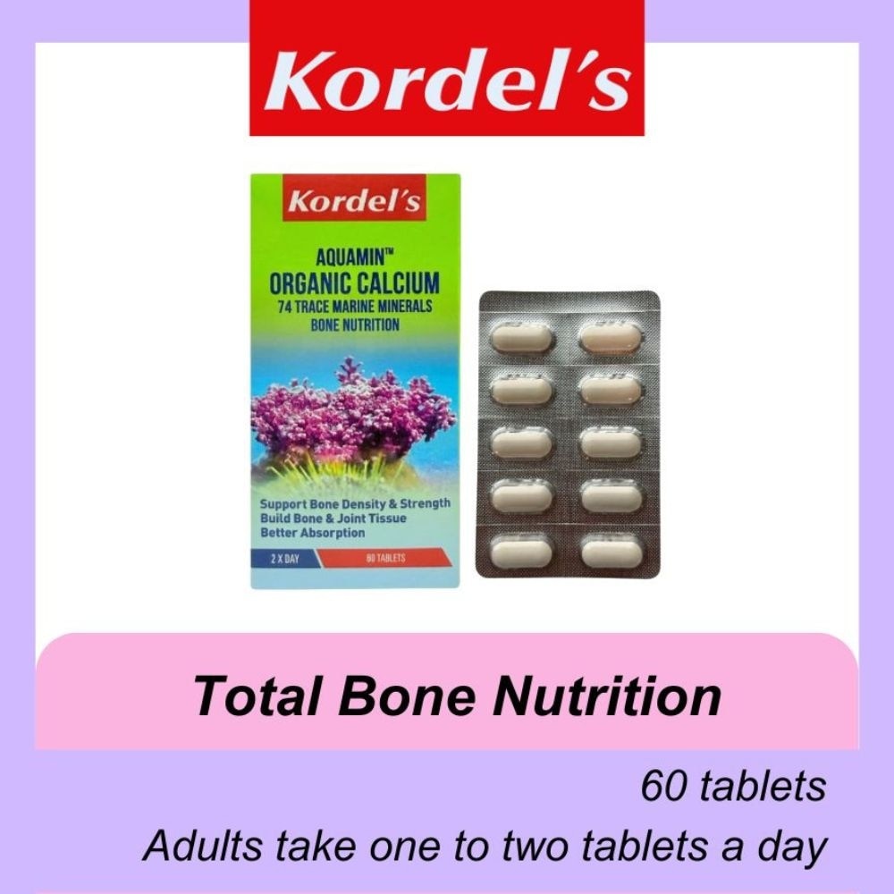 Organic Calcium Tablet (Support Bone Density + Build Bone Joint Tissue) 60s