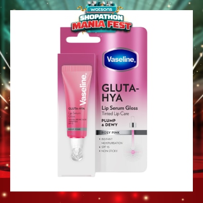 VASELINE - Gluta-Hya Lip Serum Gloss Rosy Pink 10ml