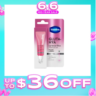 VASELINE - Gluta-Hya Lip Serum Gloss Rosy Pink 10ml