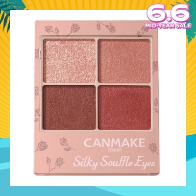 CANMAKE Silky Souffle Eyes Matte Type M02 Chai Brick 1s