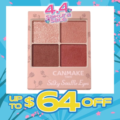 CANMAKE - Silky Souffle Eyes Matte Type M02 Chai Brick 1s
