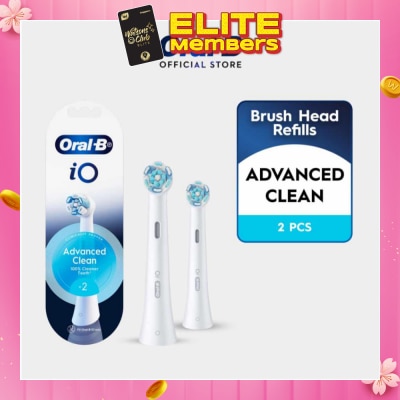 ORAL-B iO Ultimate Clean White Brush Heads Refill White 2s