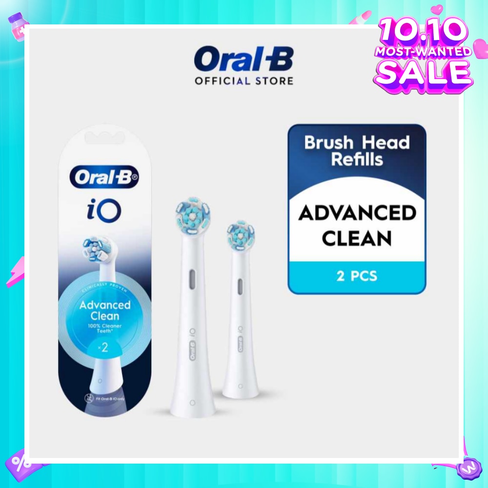 iO Ultimate Clean White Brush Heads Refill White 2s