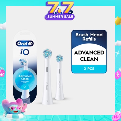 ORAL-B - iO Advanced Clean Electric Toothbrush Replacement Brush Head White 2s