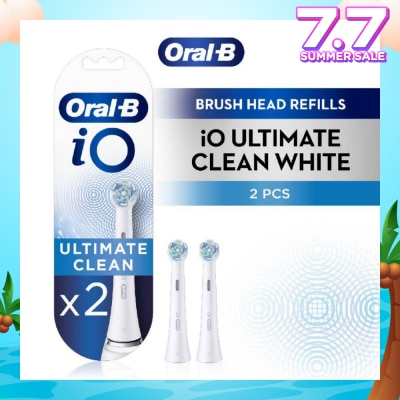 ORAL-B iO Ultimate Clean White Brush Heads Refill White 2s