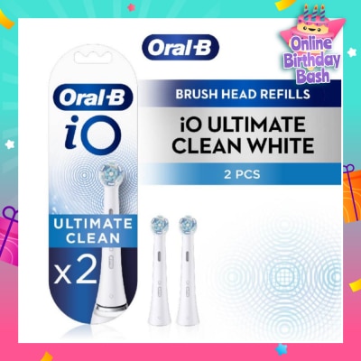 ORAL-B iO Ultimate Clean White Brush Heads Refill White 2s
