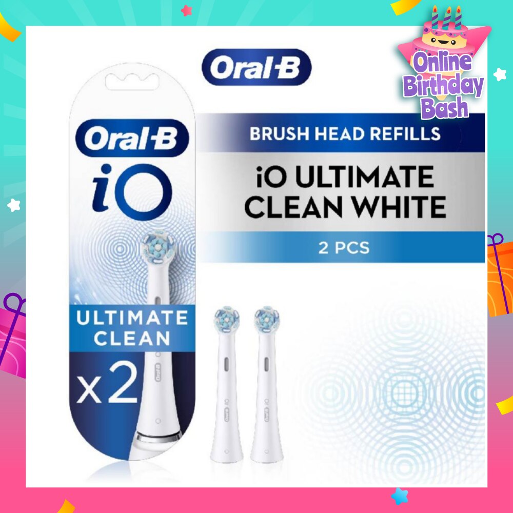 iO Ultimate Clean White Brush Heads Refill White 2s