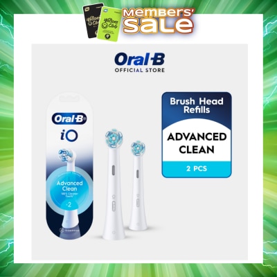 ORAL-B - iO Advanced Clean Electric Toothbrush Replacement Brush Head White 2s