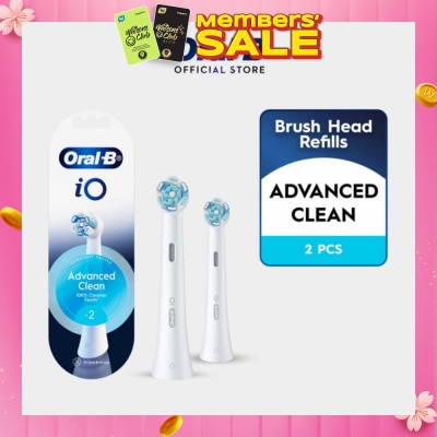 ORAL-B iO Ultimate Clean White Brush Heads Refill White 2s