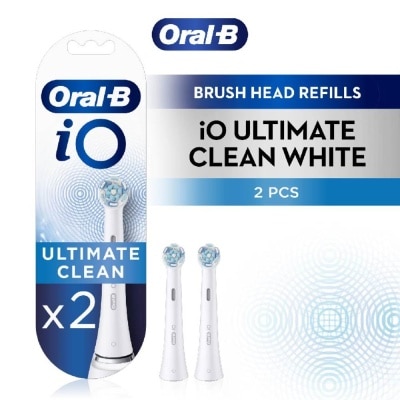 ORAL-B iO Ultimate Clean White Brush Heads Refill White 2s