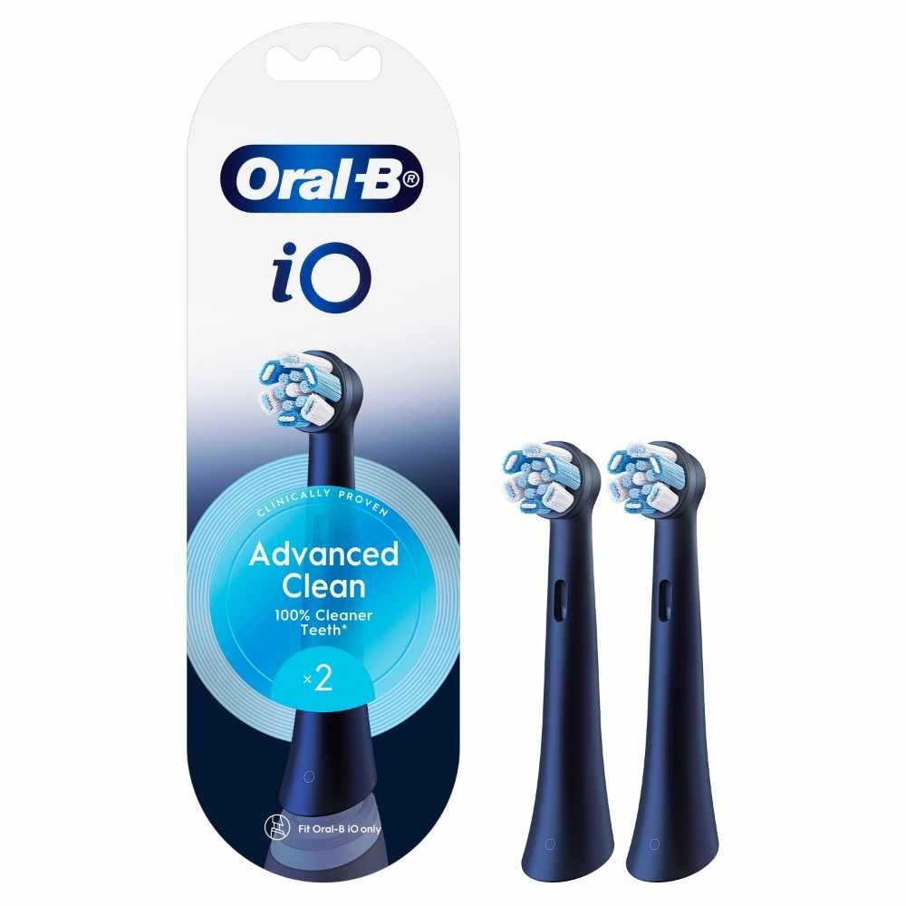iO Ultimate Clean White Brush Heads Refill Black 2s
