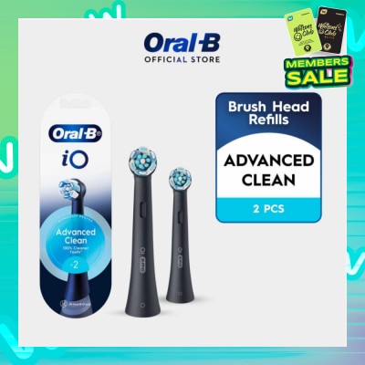 ORAL-B iO Ultimate Clean White Brush Heads Refill Black 2s