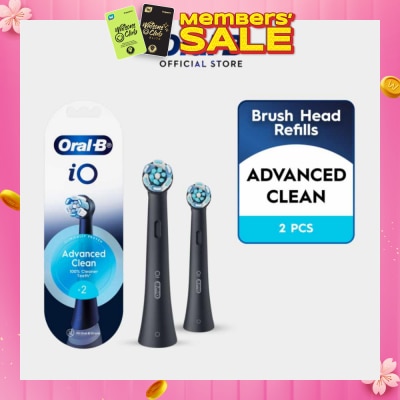 ORAL-B iO Ultimate Clean White Brush Heads Refill Black 2s